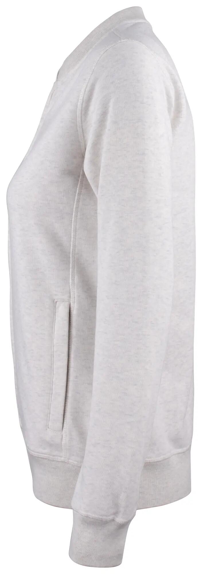 clique Premium OC Cardigan Women in biologisch katoenmix – nature melange 3/4