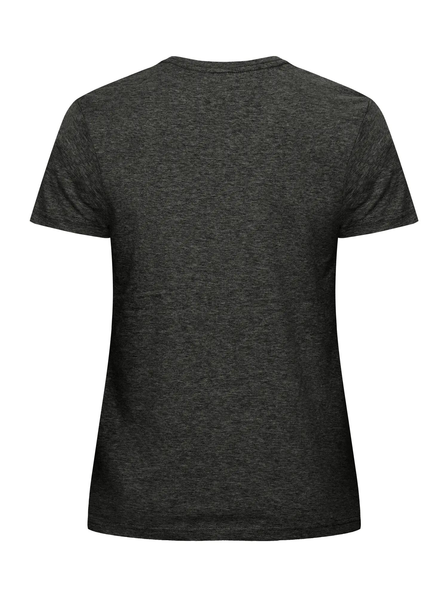 clique Classic OC-T Women T-Shirt aus 100% Bio-Baumwolle anthracite melange 3/4