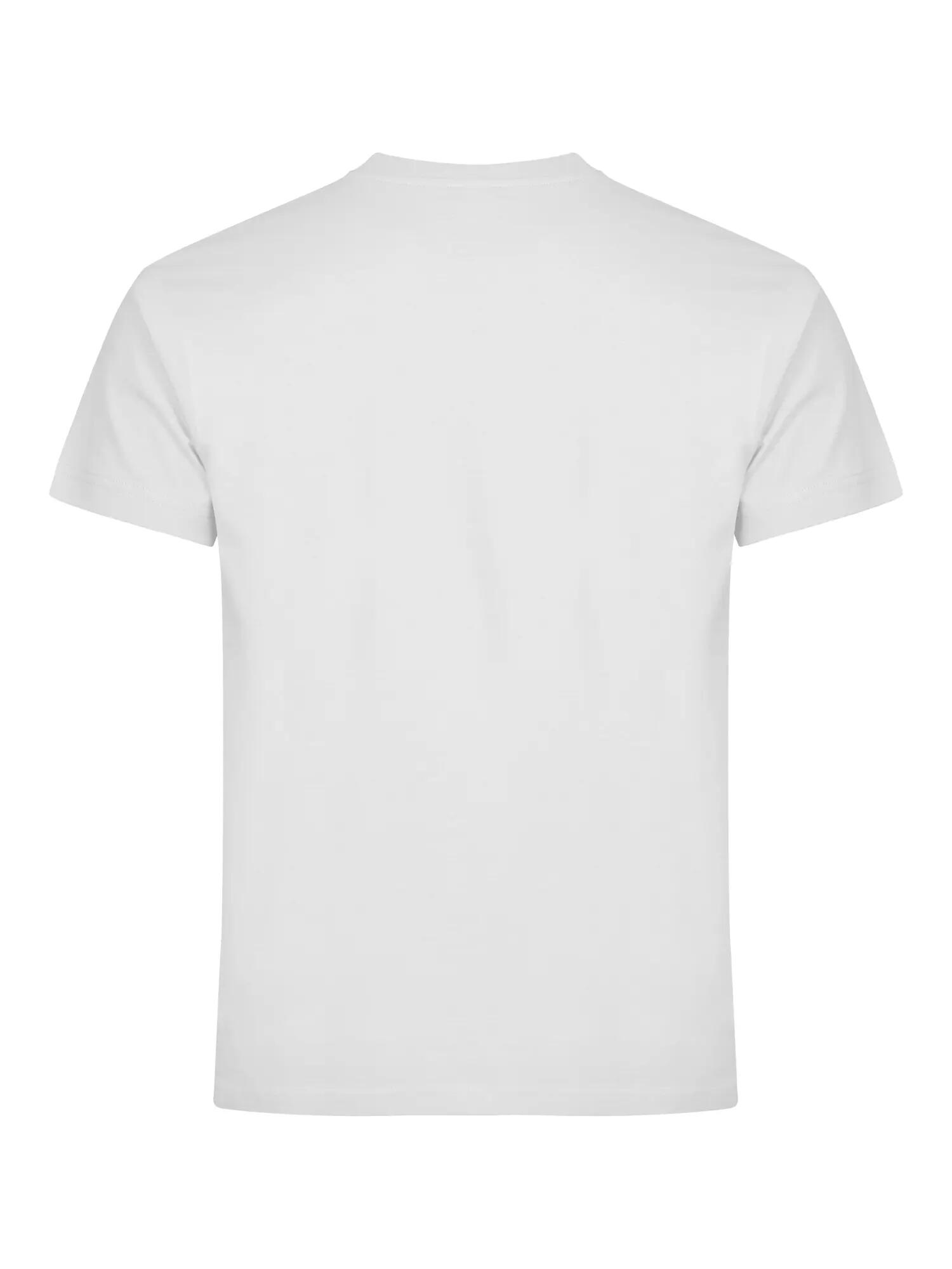 clique Basic-T heren T-shirt nauwsluitende pasvorm – white 2/5