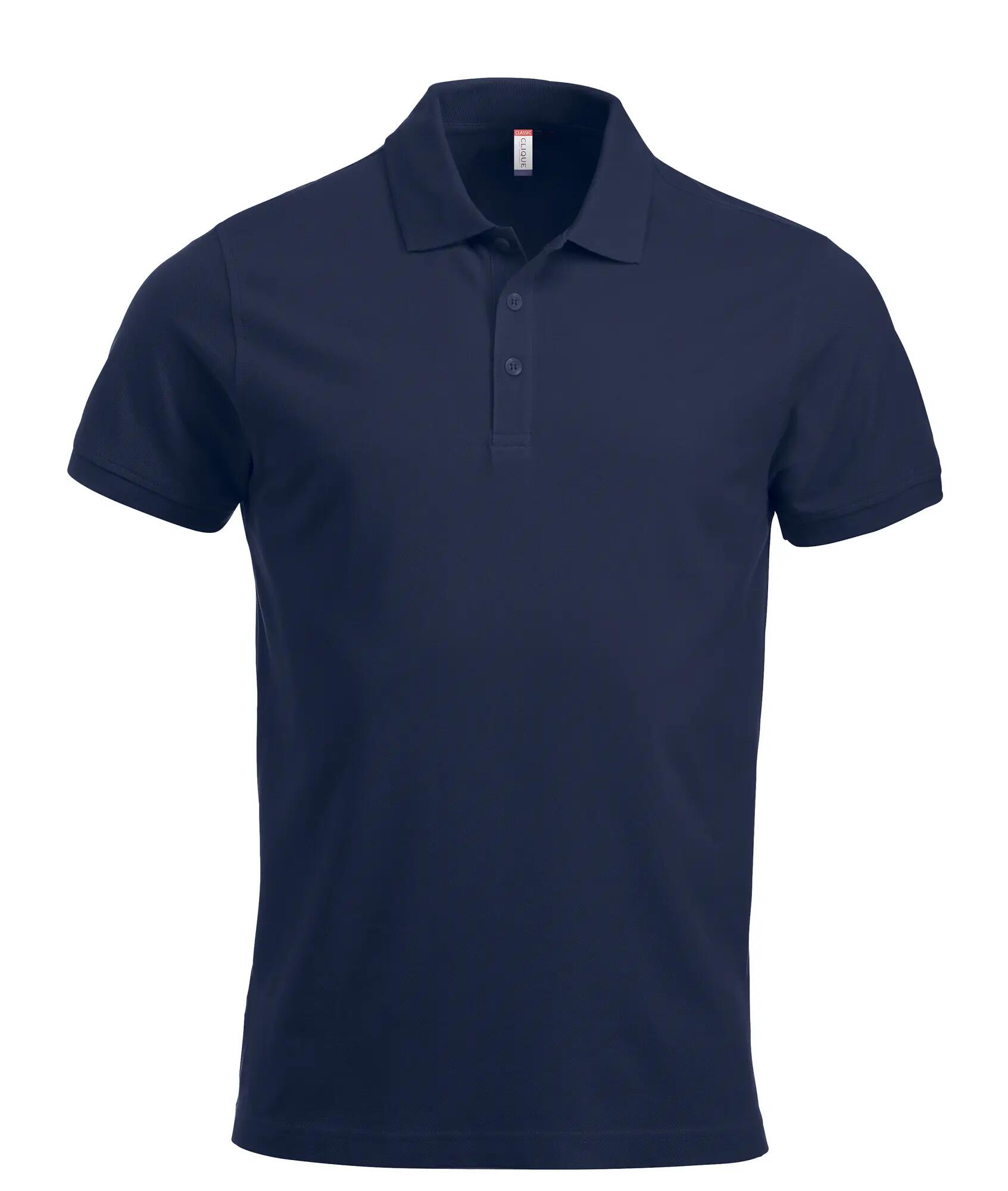 clique Classic Lincoln S/S polo manga curta corte moderno – dark navy 1/4