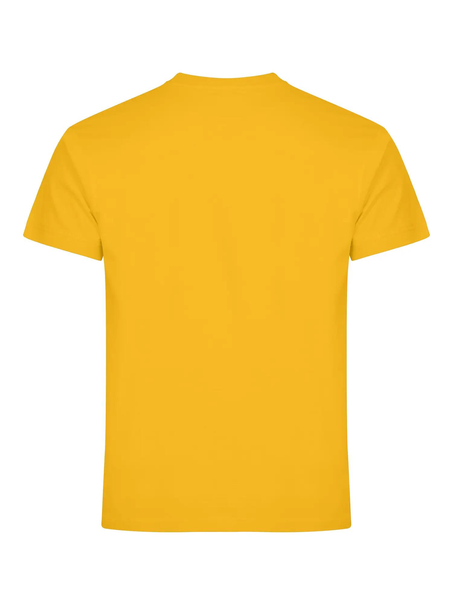 clique Basic-T T-shirt uomo vestibilità più aderente in cotone – lemon 3/8