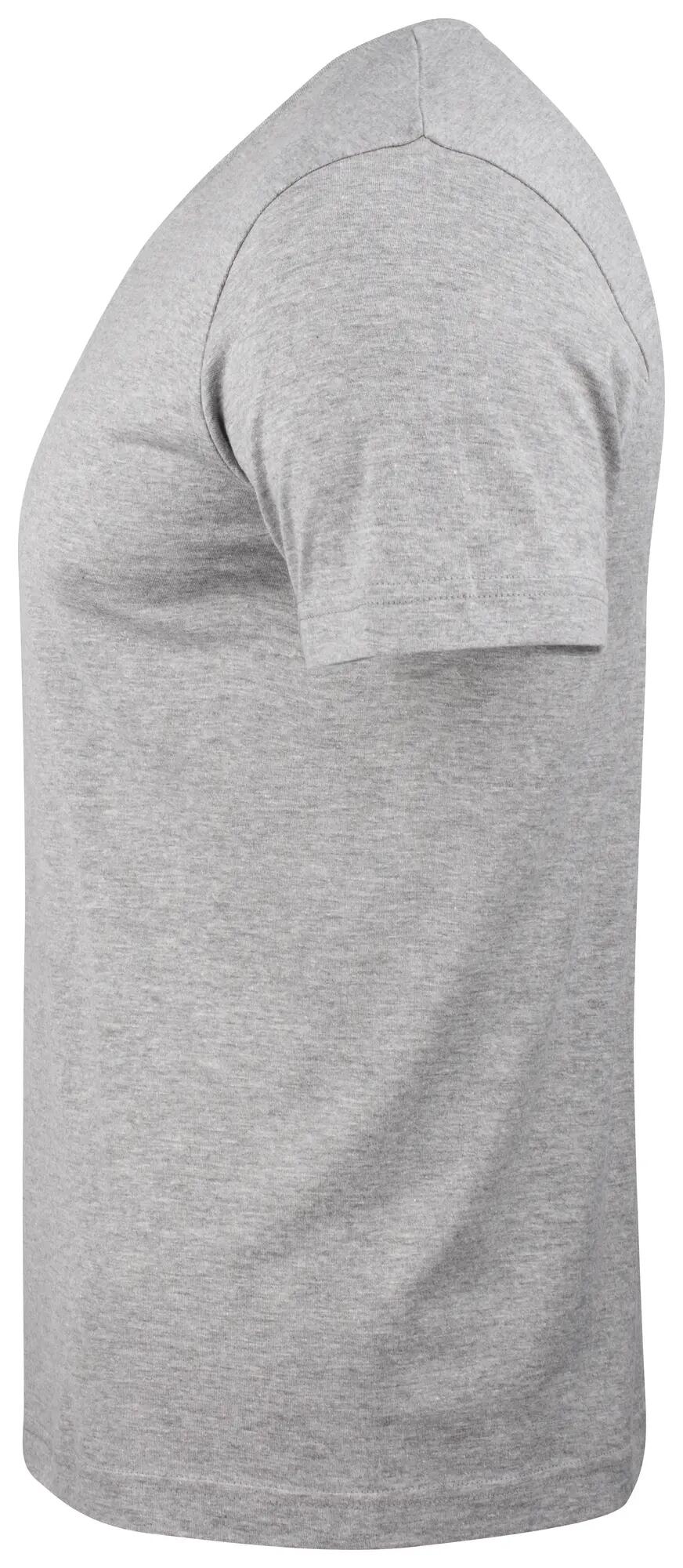 clique Basic-T V-neck – grey melange 3/4