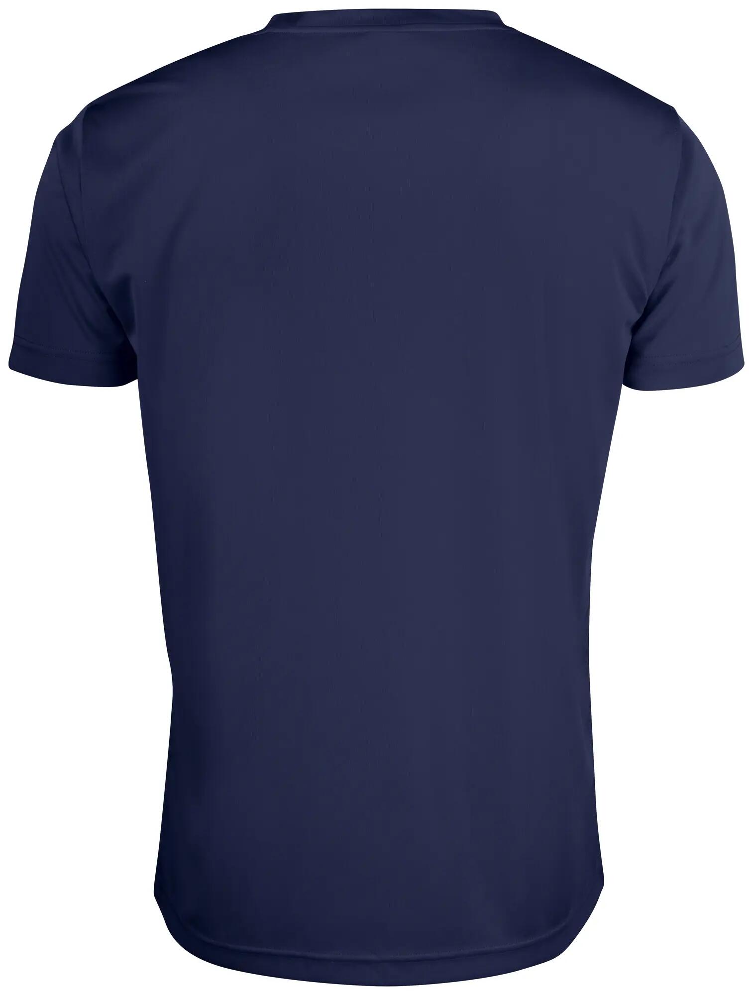 clique Basic Active-T Junior T-shirt 100% poliéster UV/50 – dark navy 2/4