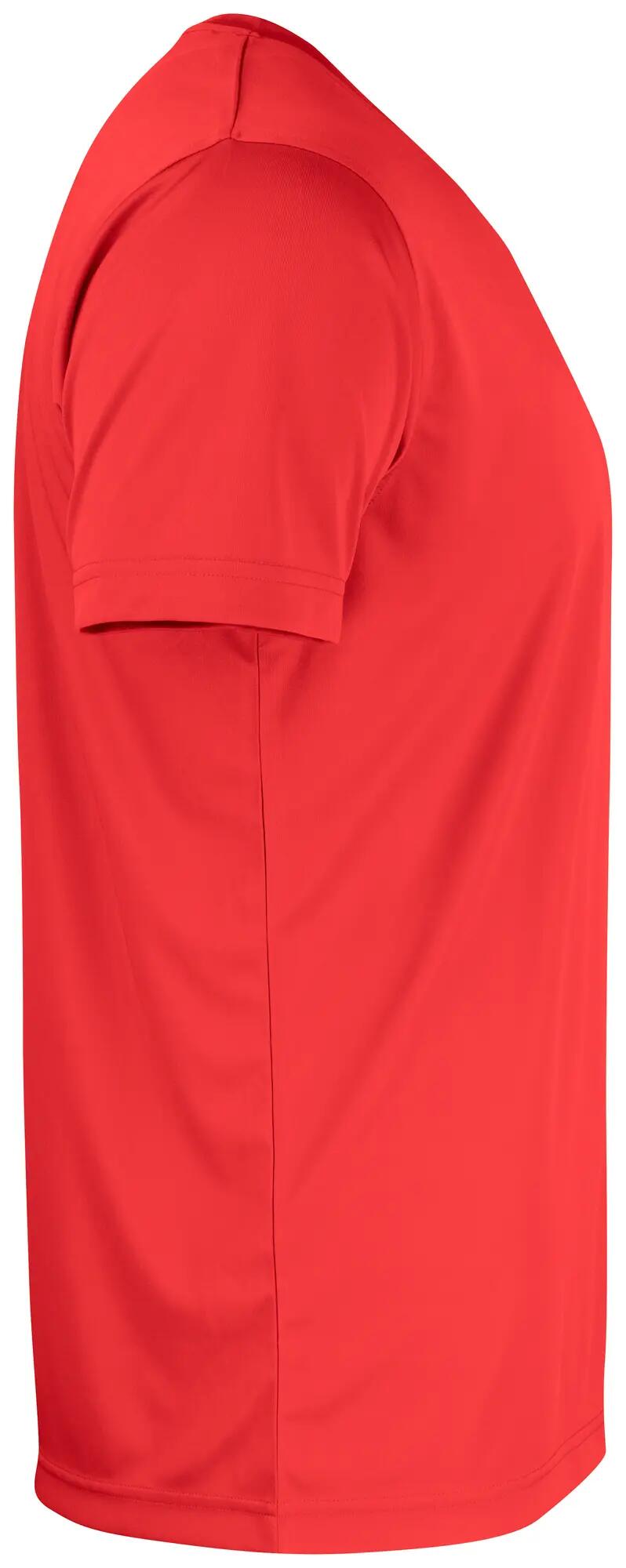 clique Basic Active-T Junior t-shirt 100% poliéster UV/50 – red 4/4