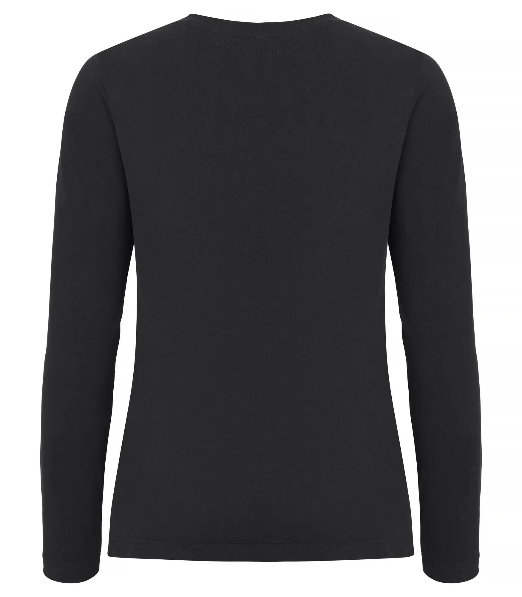 clique Premium Fashion-T L/S Women - Manga larga, algodón – Black 2/4