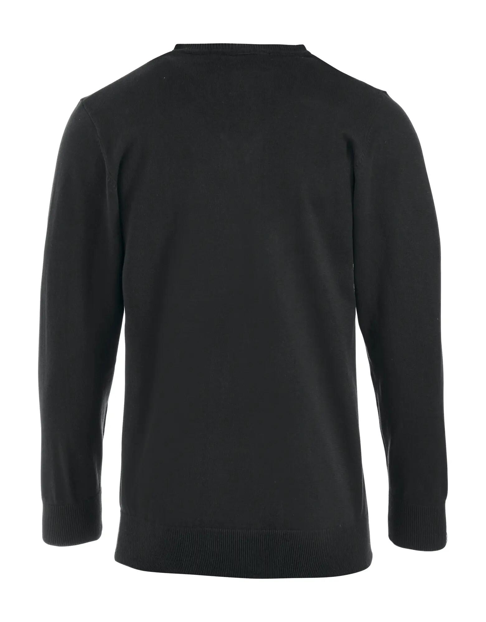 clique Aston camisola V homem 100% algodão, acabamento silicone – black 2/4