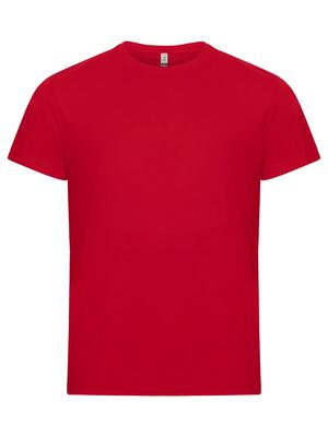 Clique classic oc-t heren t‑shirt 100% biologisch katoen rood – red