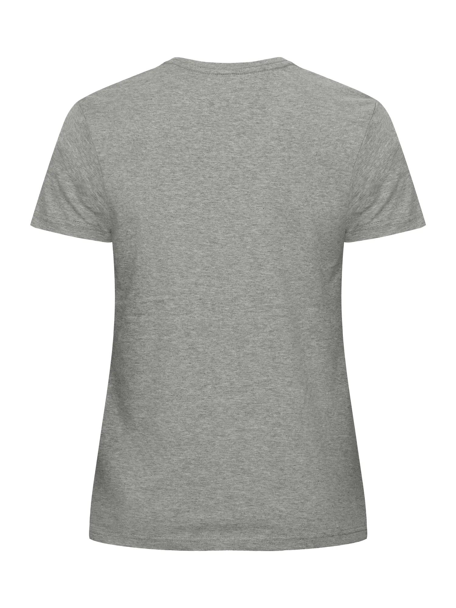 clique Classic OC-T Women T‑Shirt aus 100% Bio‑Baumwolle grau melange – grey 3/4