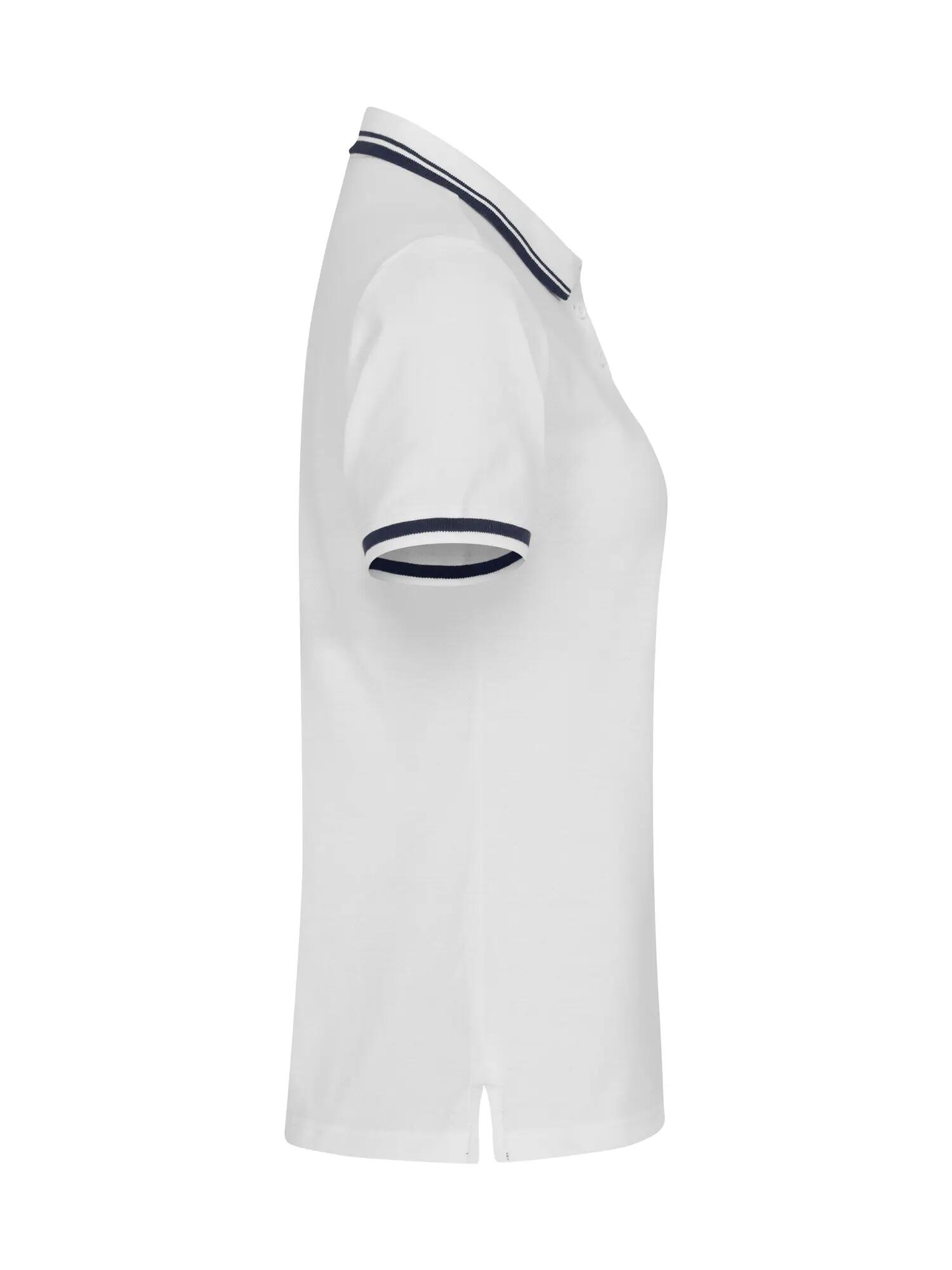 clique Polo Astoria mulher 100% algodão, branco – White 3/4