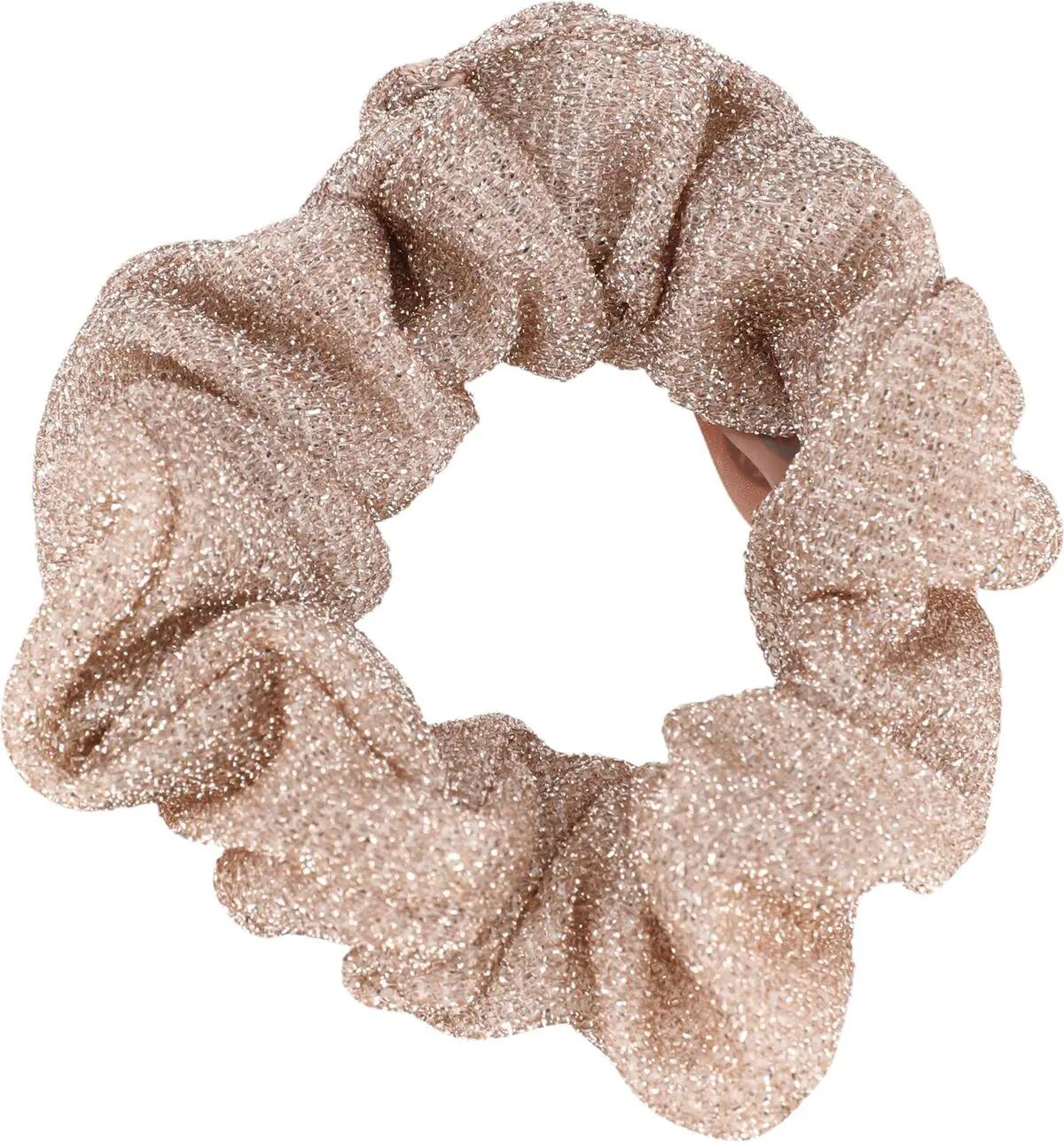 athlecia Rabia Glitter Scrunchie - Chouchou pailleté 90% polyester – 4131 3/4