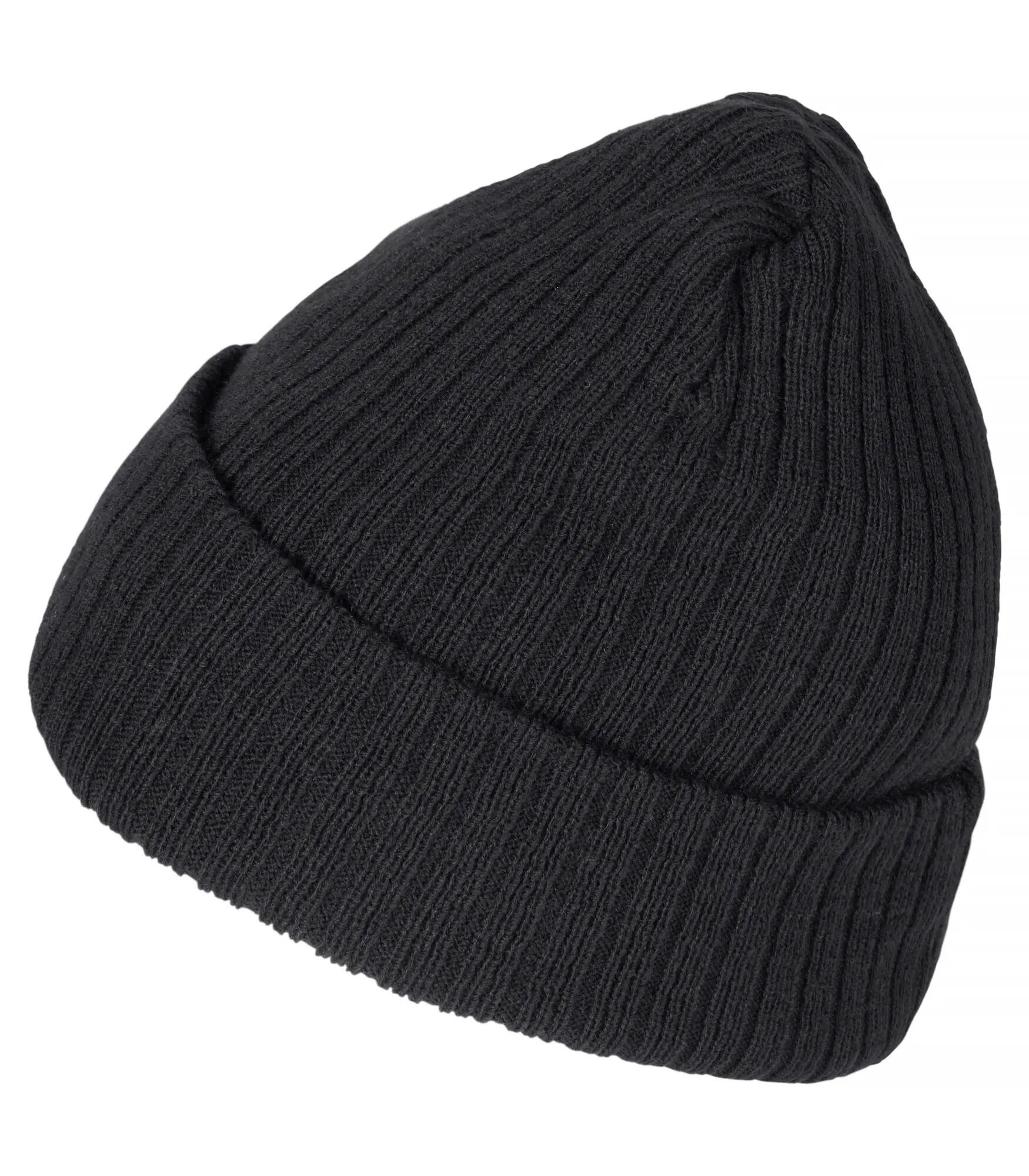 clique gorro Milas canelado 100% acrílico – Black 3/4
