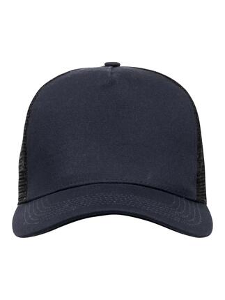 clique Trucker Cap in gebürstetem Baumwoll-Twill mit Mesh – Dark