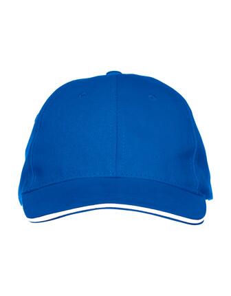 clique Cap Davis aus 100% Baumwoll-Twill, 6‑Panel – royal blue