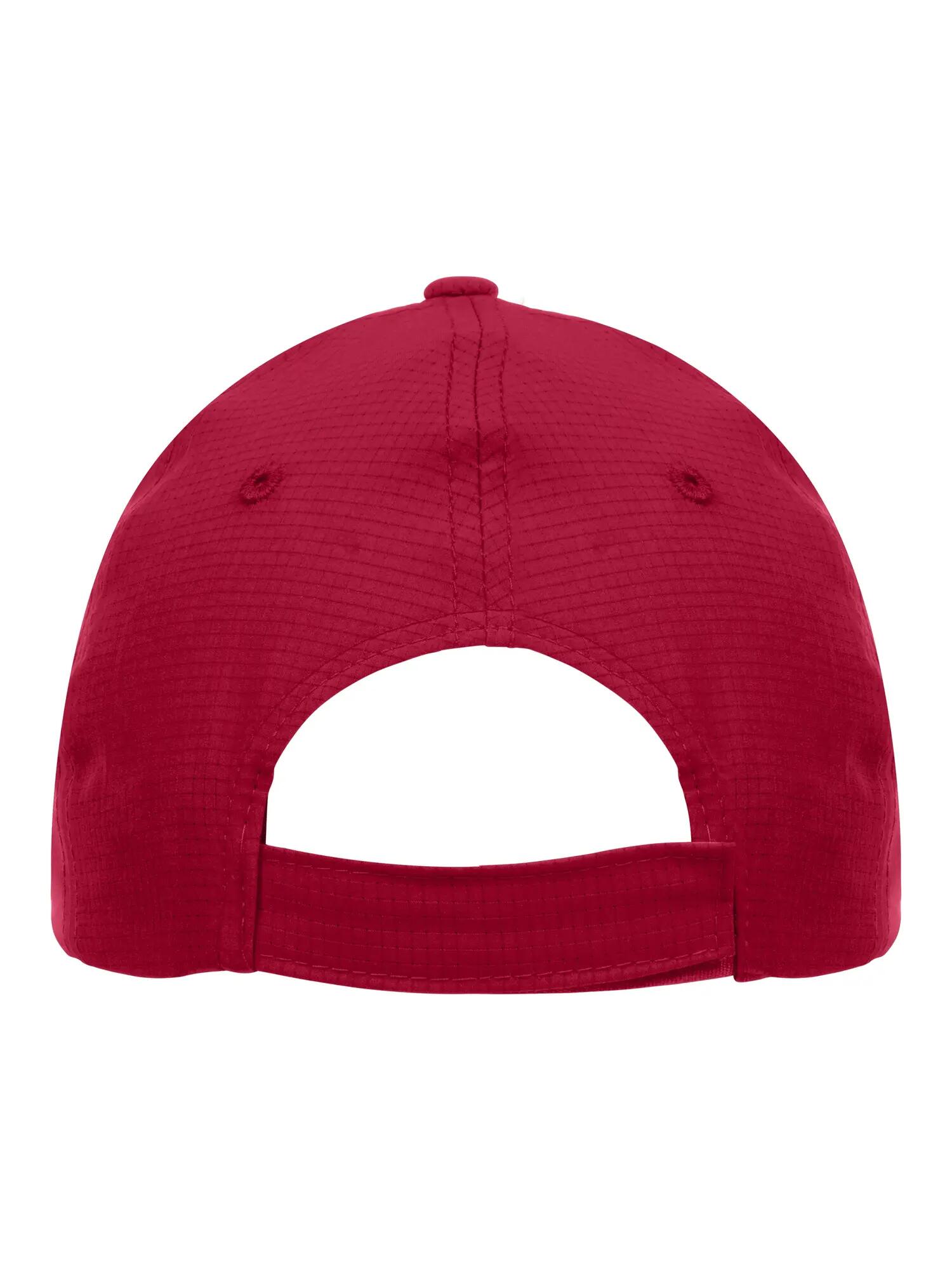 clique Active Cap boné desportivo 6 painéis – Red 5/5