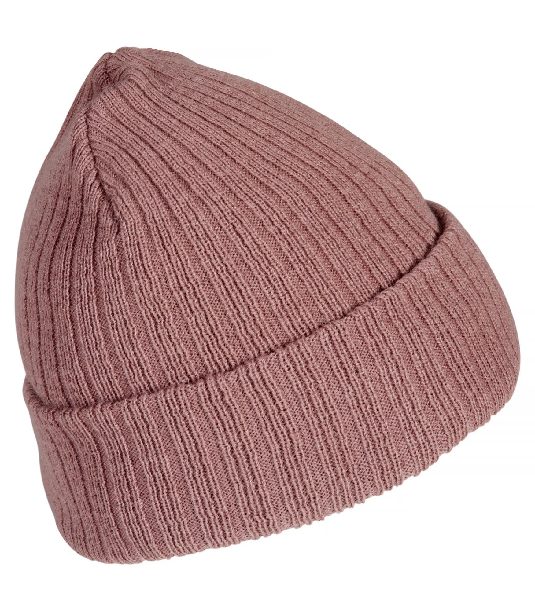 clique gorro Milas em 100% acrílico canelado com dobra – Frosted Pink 4/4