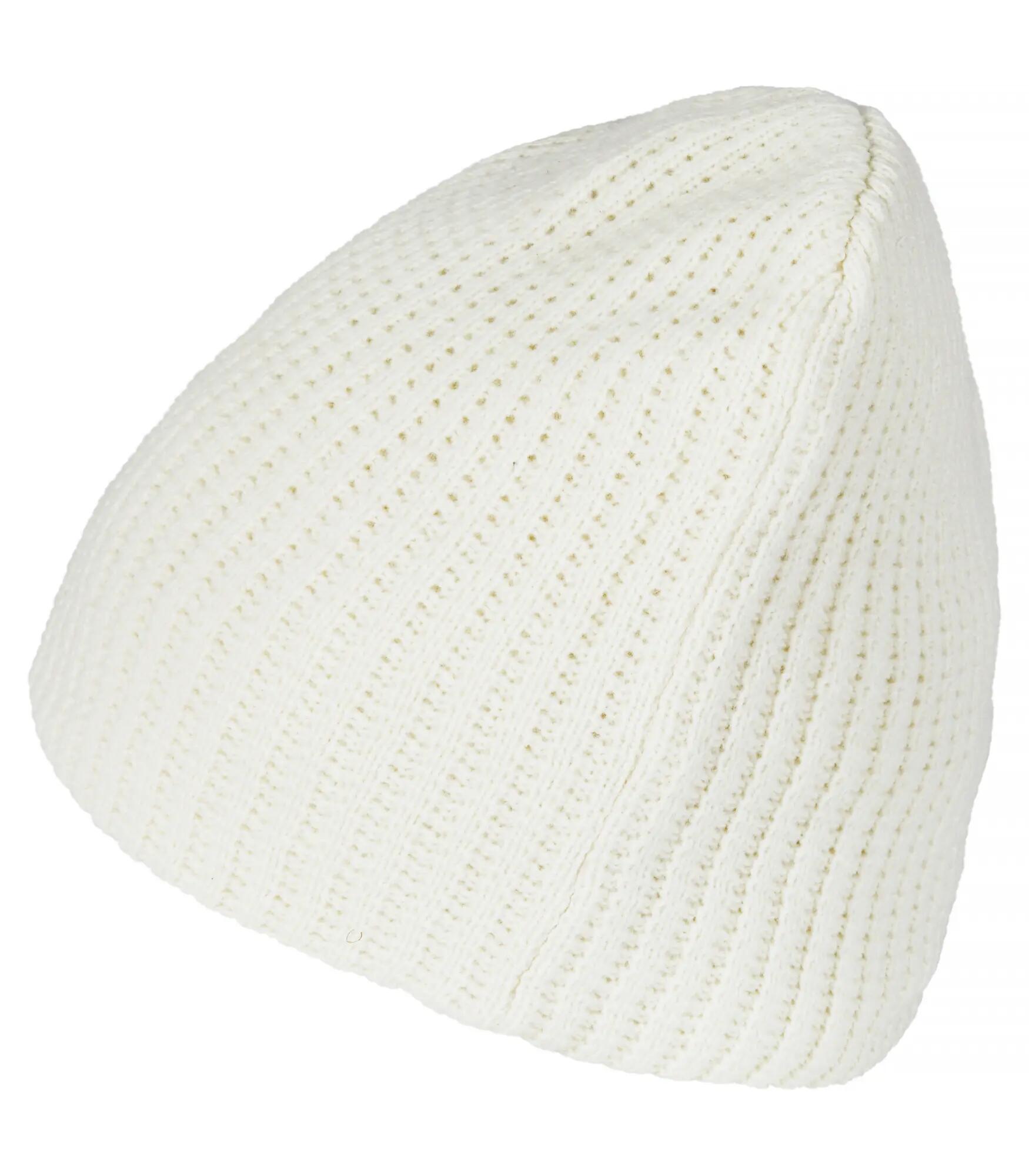 clique Mütze Otto doppelt gestrickt aus Acryl – Stone White 3/4