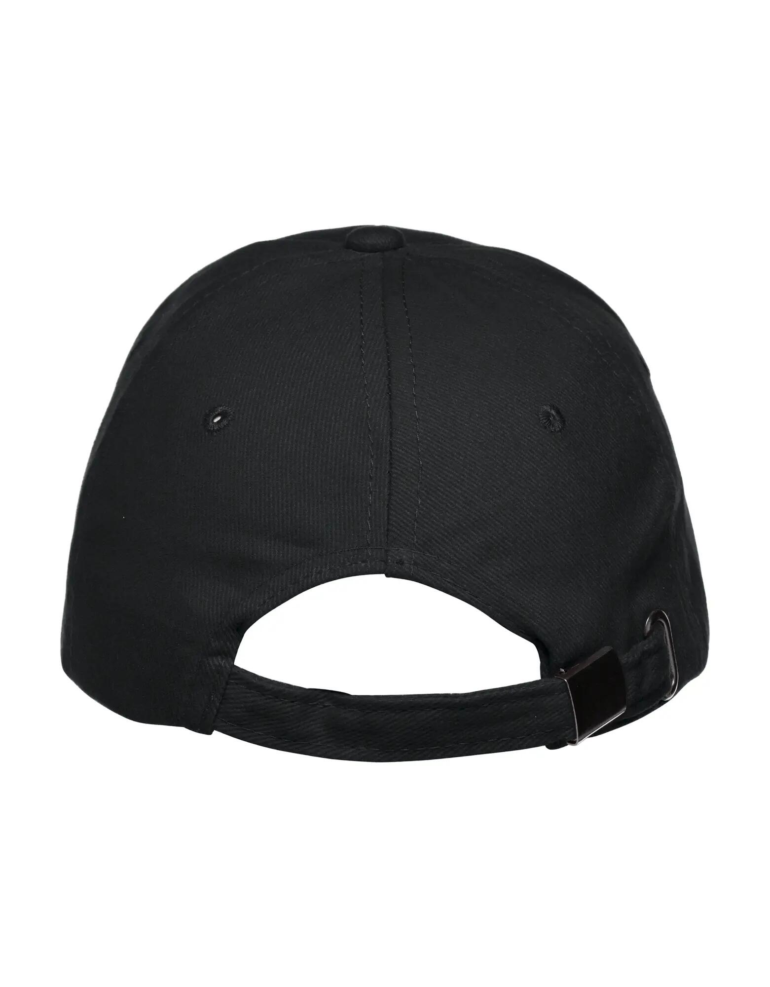 clique pet Davis 6-panel van 100% katoen twill – black 2/4