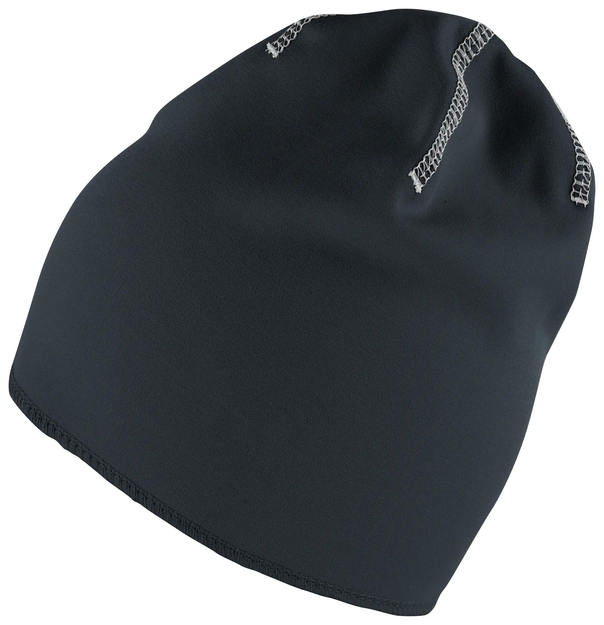 clique bonnet George en polaire élastique noir – black 3/4