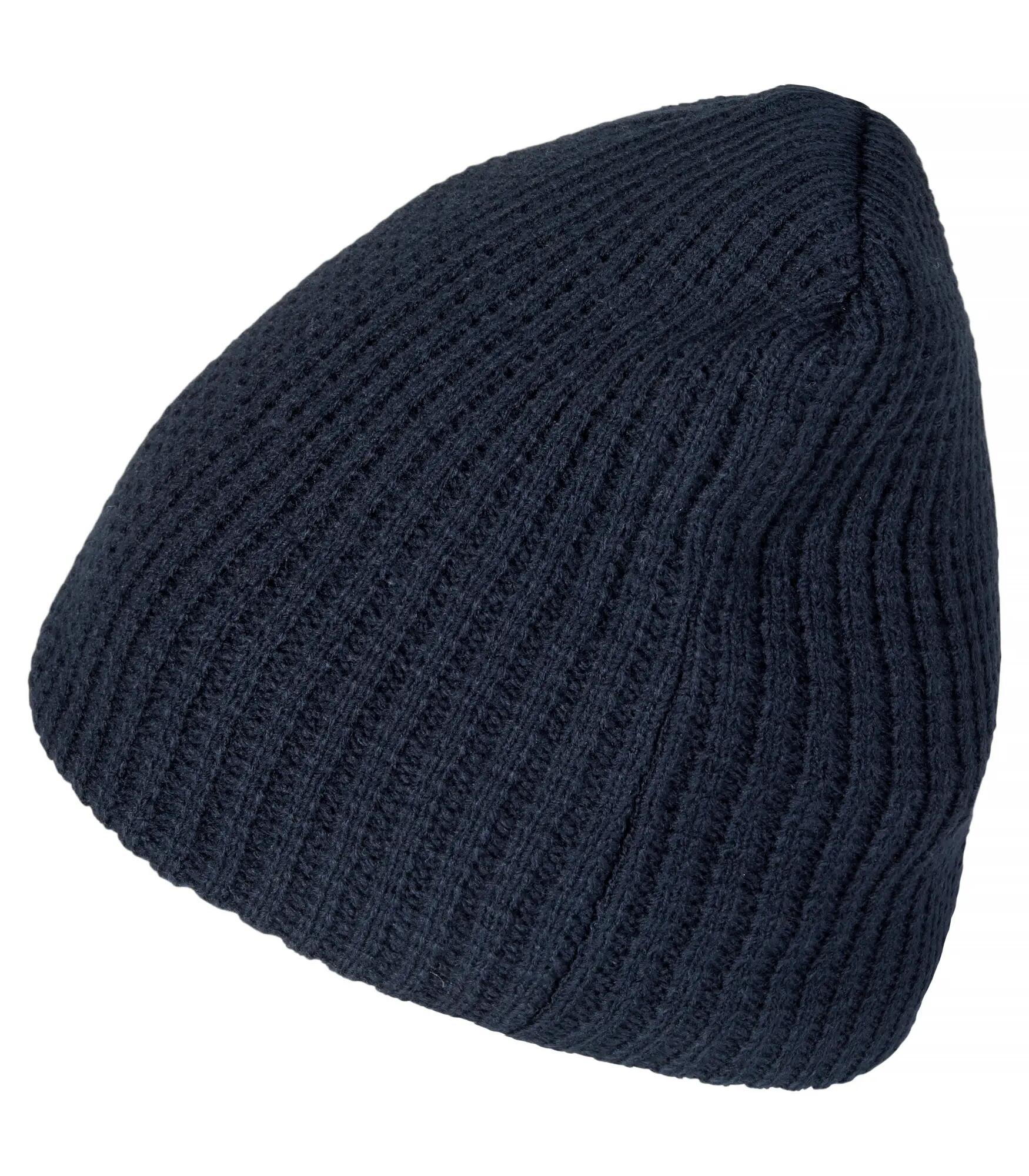 clique bonnet Otto en double maille – Dark Navy 3/4