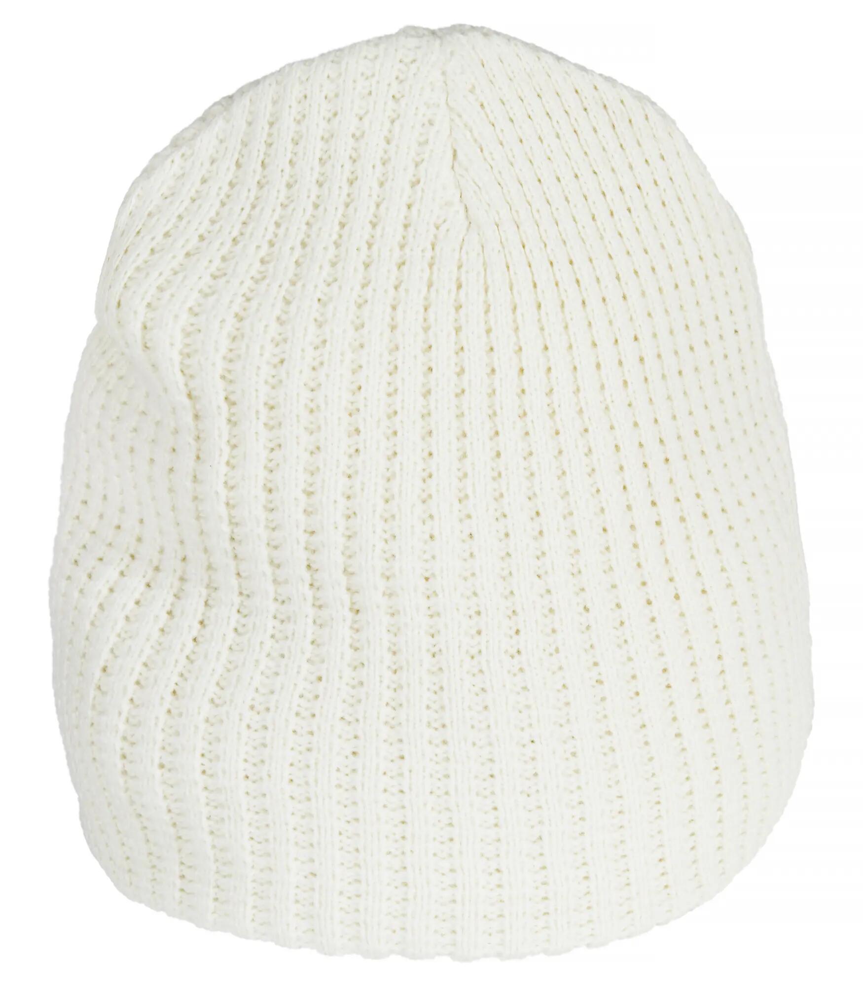 clique Mütze Otto doppelt gestrickt aus Acryl – Stone White 2/4