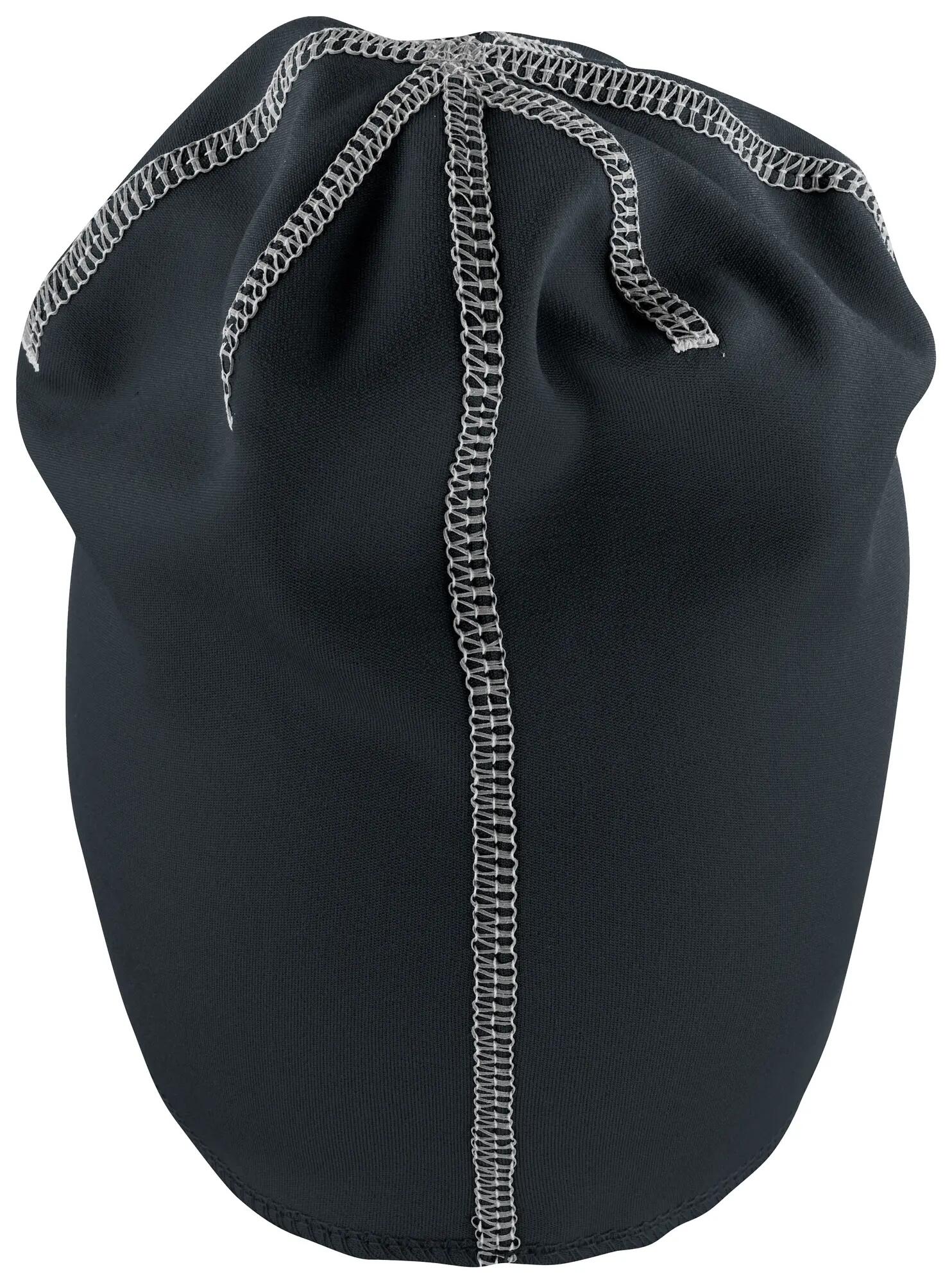 clique bonnet George en polaire élastique noir – black 2/4