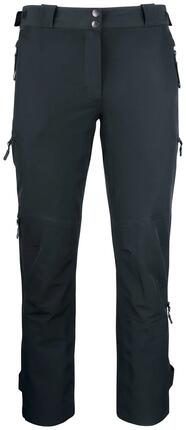 clique Sebring spodnie trekkingowe unisex wytrzymałe i regulowane – black
