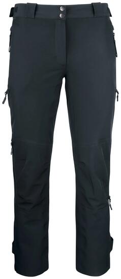 clique Sebring spodnie trekkingowe unisex wytrzymałe i regulowane – black