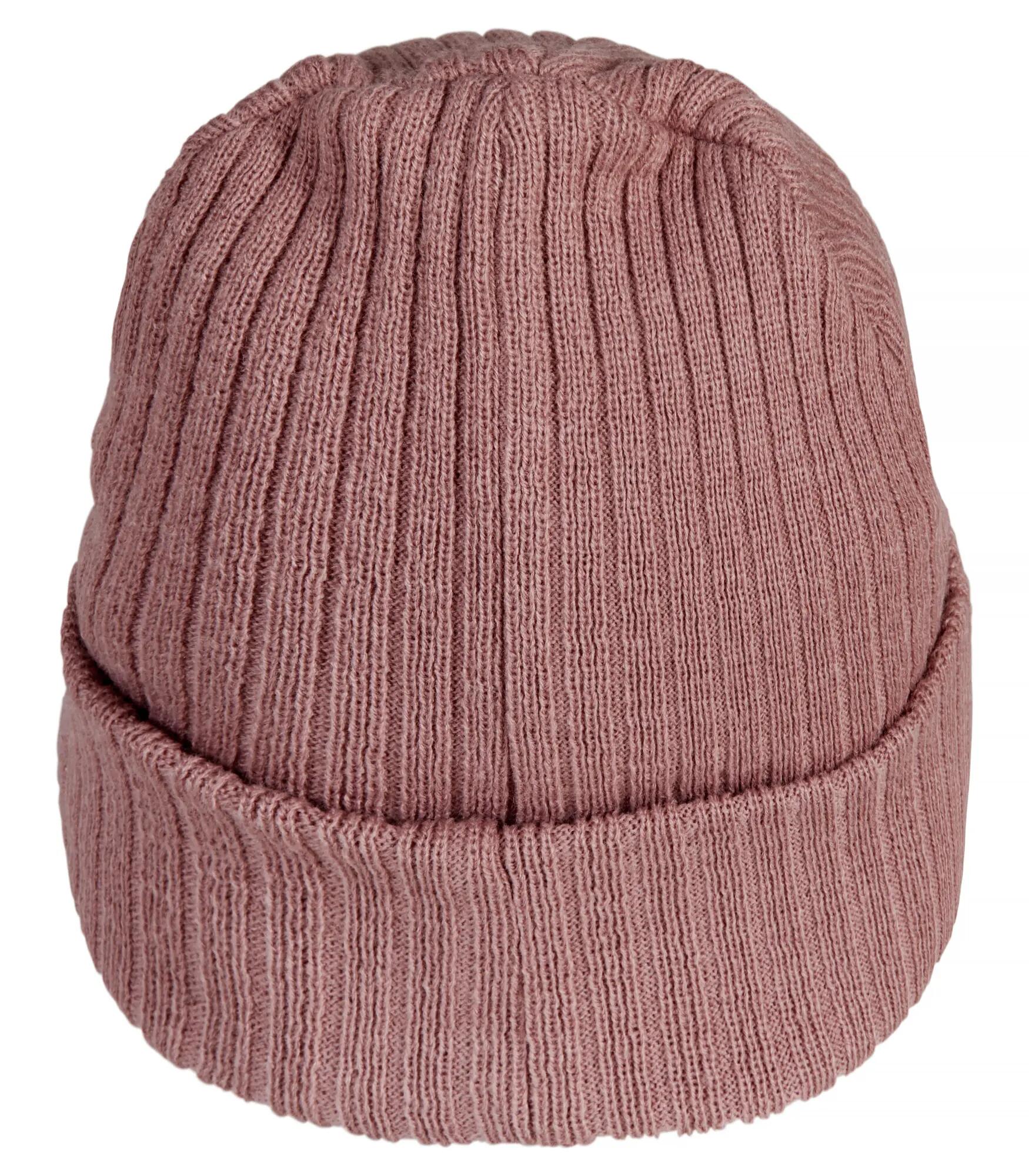 clique gorro Milas em 100% acrílico canelado com dobra – Frosted Pink 2/4
