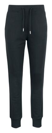 clique Premium OC Pants Women — spodnie dresowe z bawełny organicznej, czarne –
