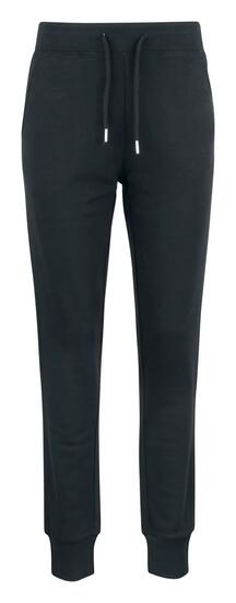 clique Premium OC Pants Women — spodnie dresowe z bawełny organicznej, czarne –
