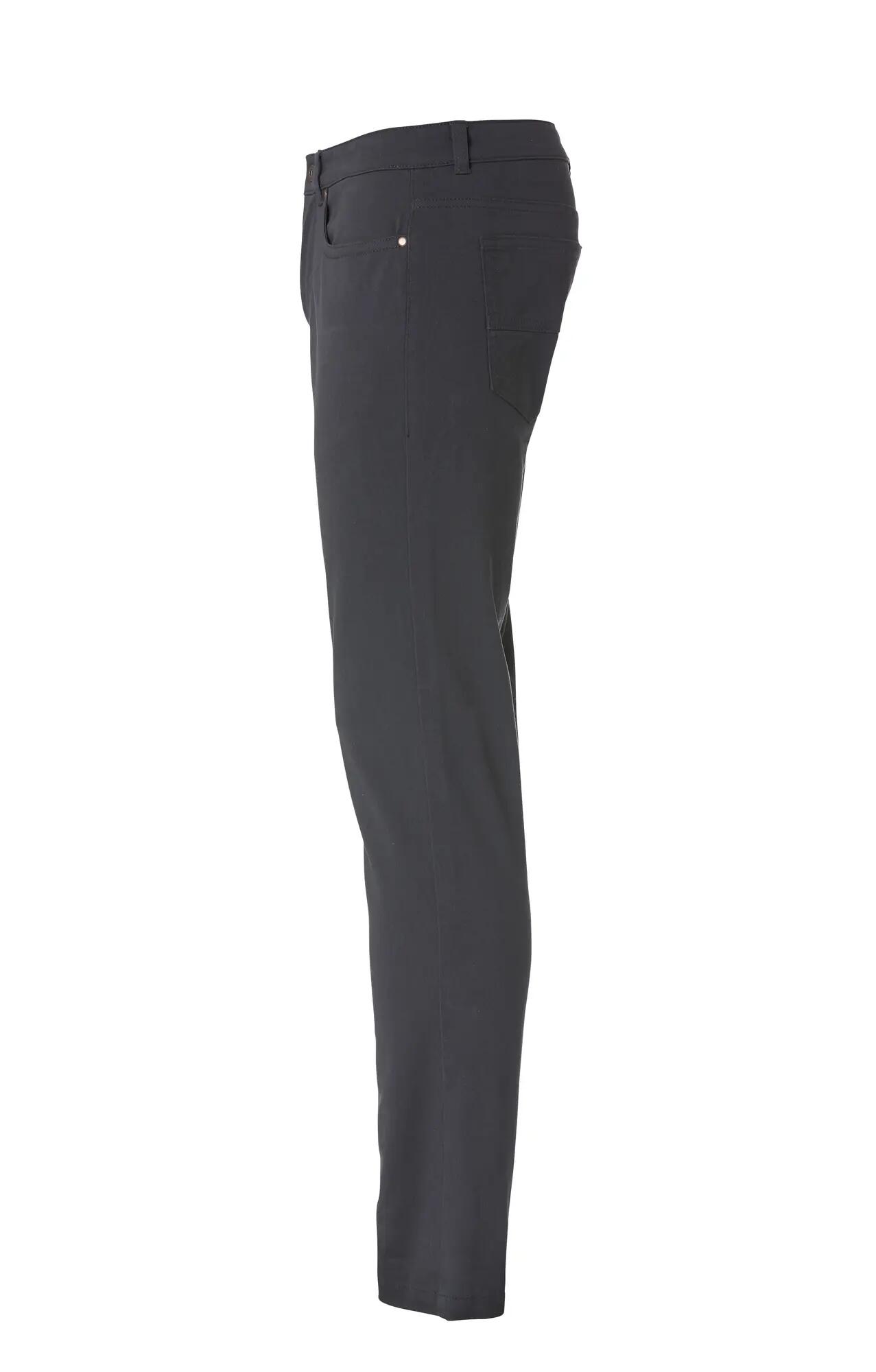 clique Calças 5-Pocket Stretch em twill - preto – black 3/4