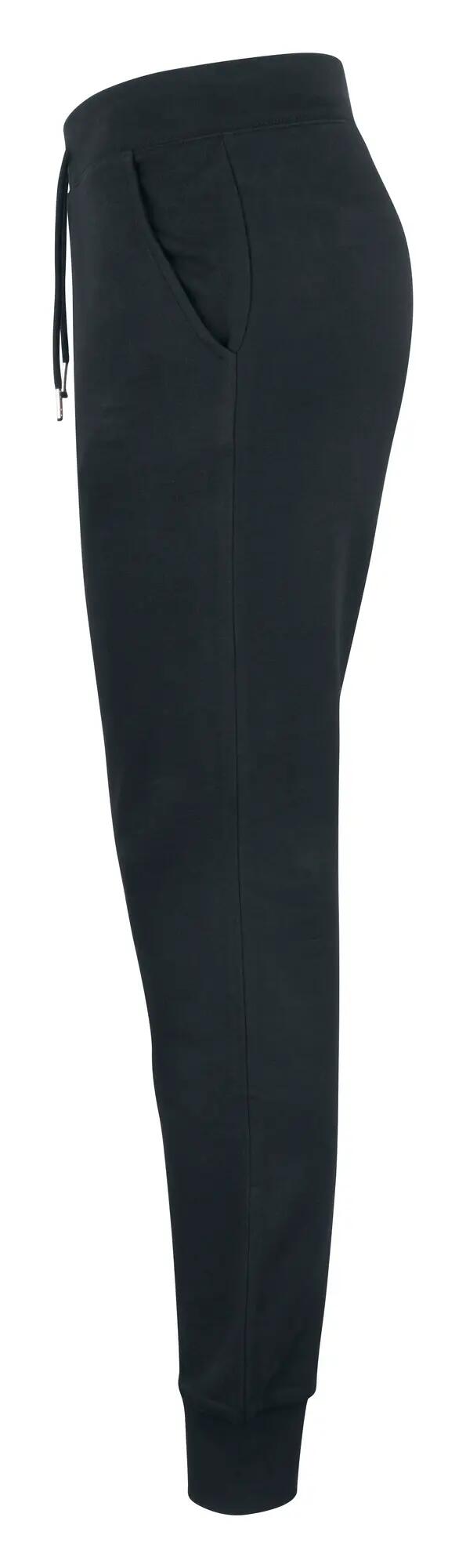 clique Premium OC Pants Women — Calças sweat em algodão orgânico – black 3/4