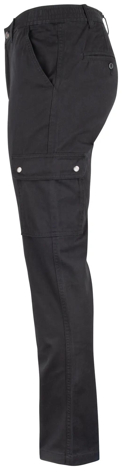 clique Cargo Pocket – black 3/4