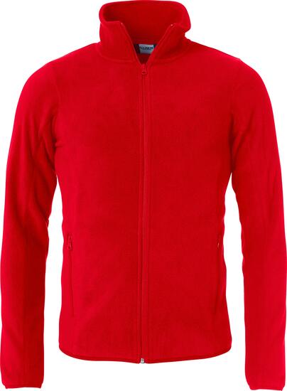clique Basic Polar Fleece Kurtka z Poliestru Antypilling – red