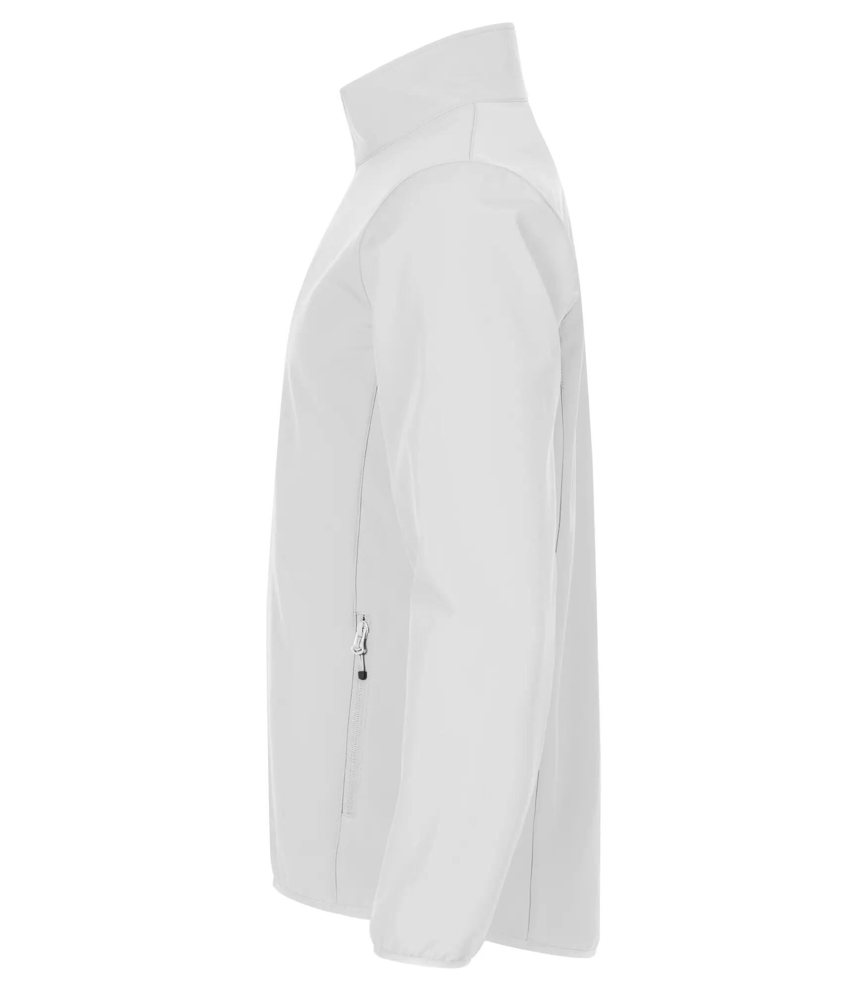 clique Veste Softshell Classic - 96% Polyester recyclé – White 3/4