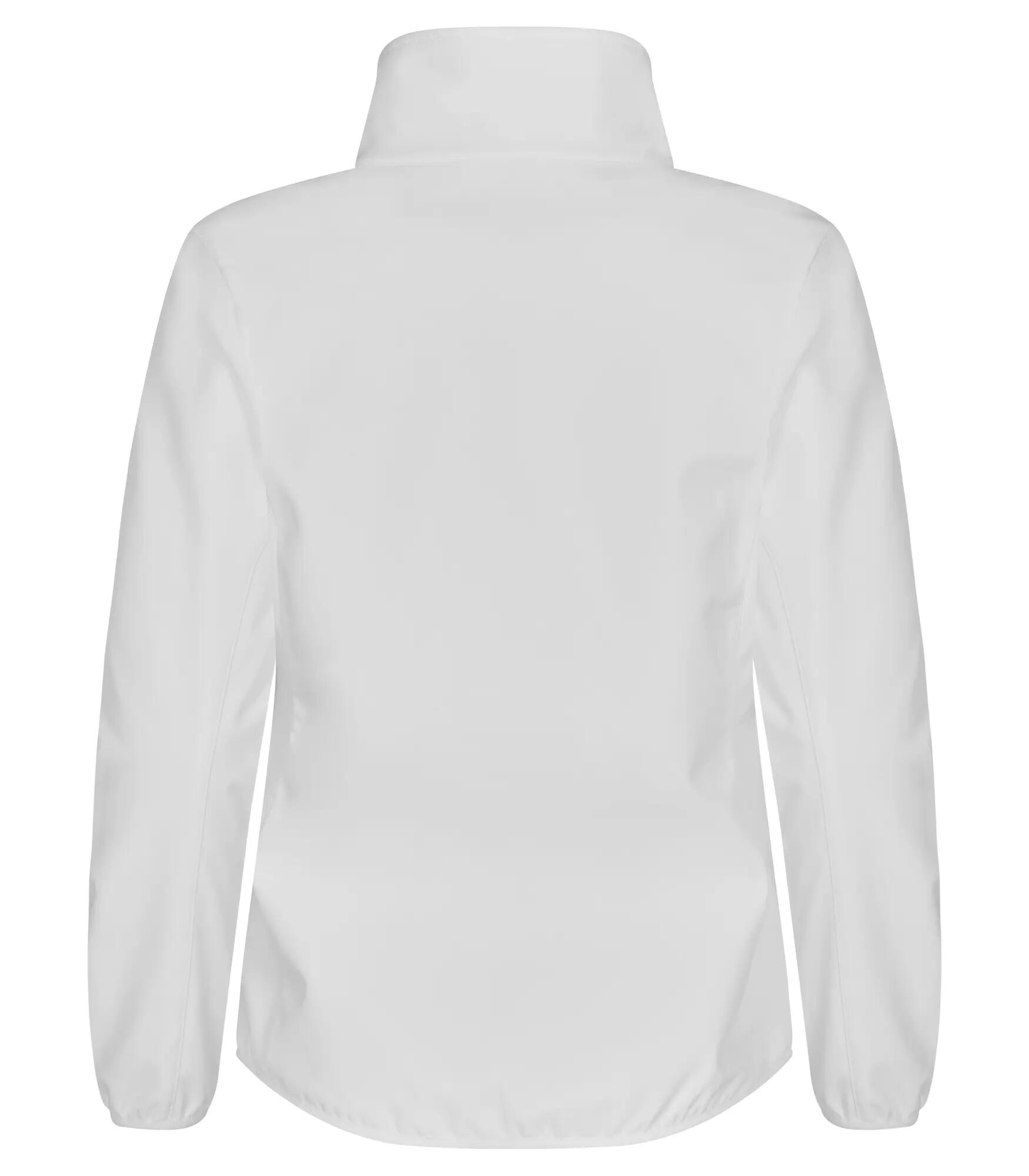 clique Classic Softshell Jacket Women – 3 capas, poliéster reciclado – White 2/4