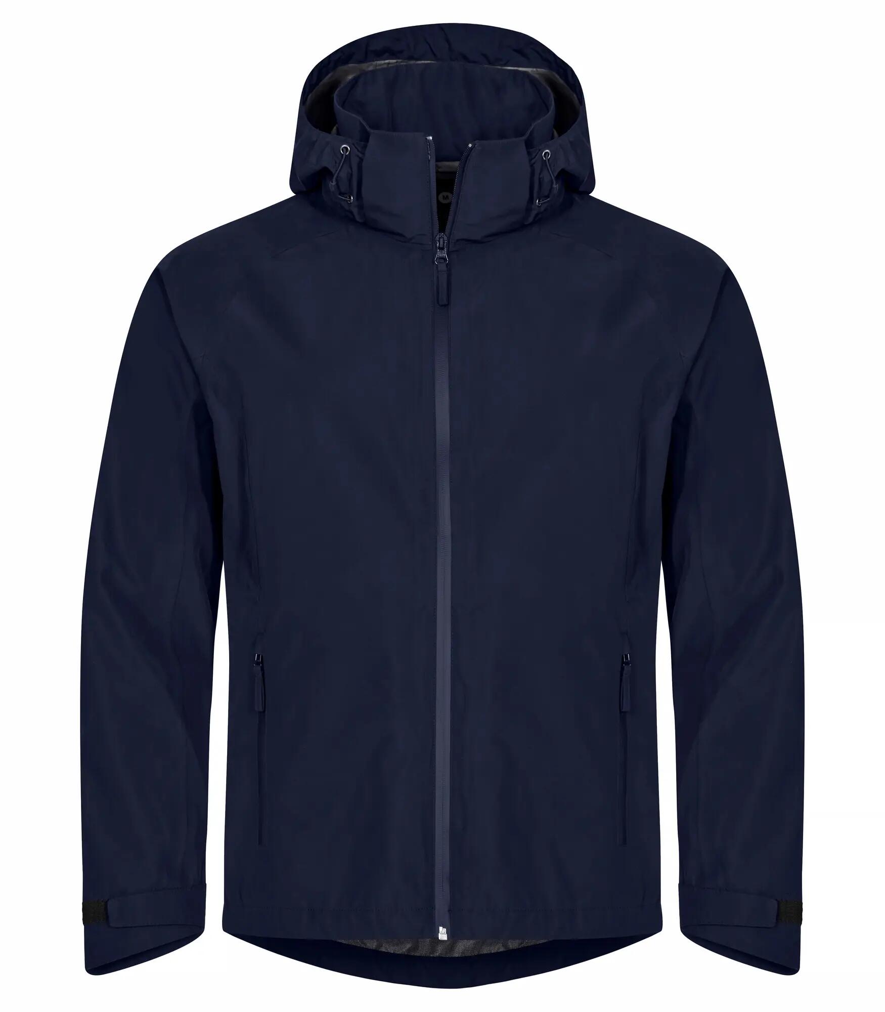 clique Classic Shell Jacket – 100% poliéster reciclado, impermeável – Dark navy 1/4