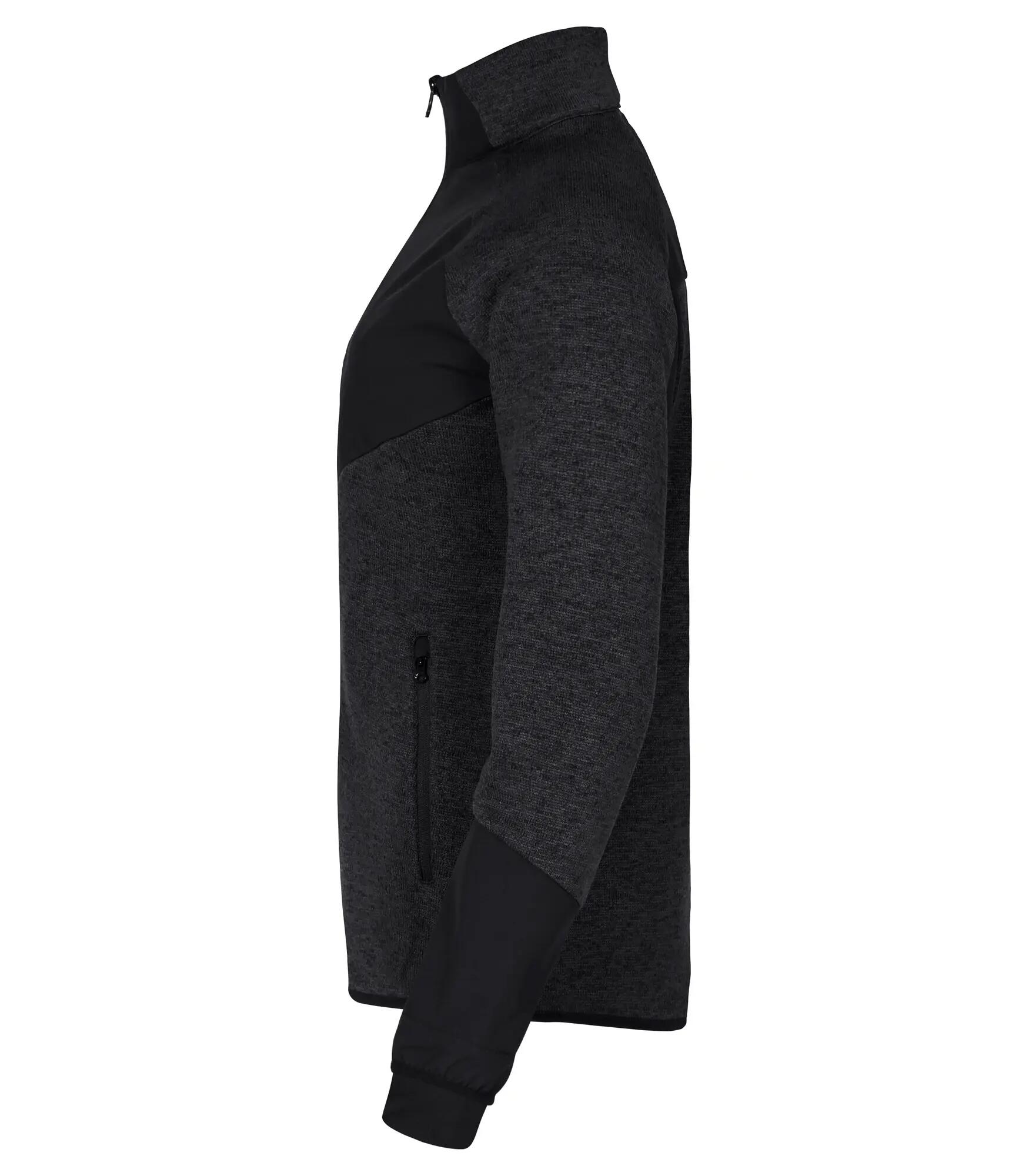 clique Haines Women Casaco polar quente com painéis softshell – Black 3/4