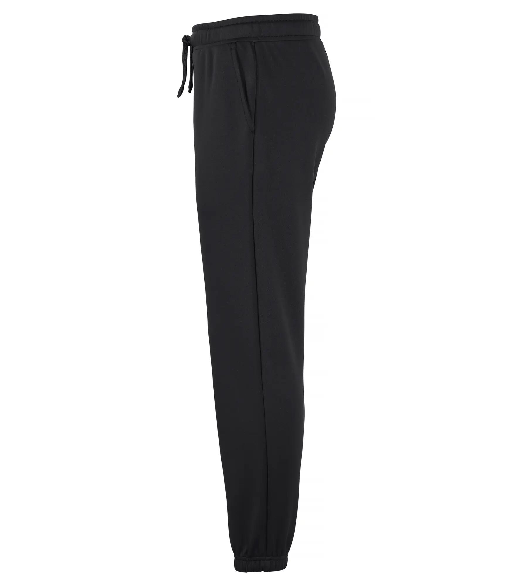 clique Basic Active Pants Junior – 100% spun dyed Polyester, Schwarz – Black 3/4
