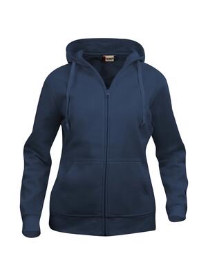 clique Basic Hoody Full Zip Women – Felpa con cappuccio blu scuro – dark navy
