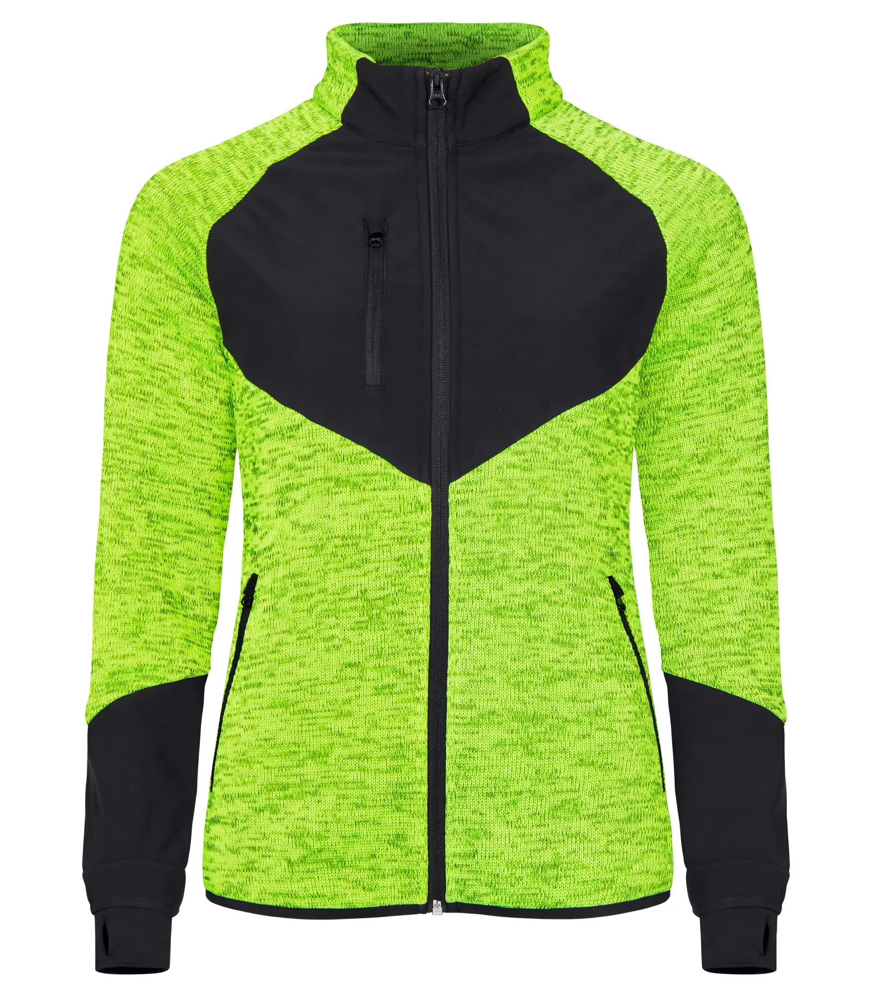 clique Haines Women casaco de fleece e softshell Visib Yellow 1/4