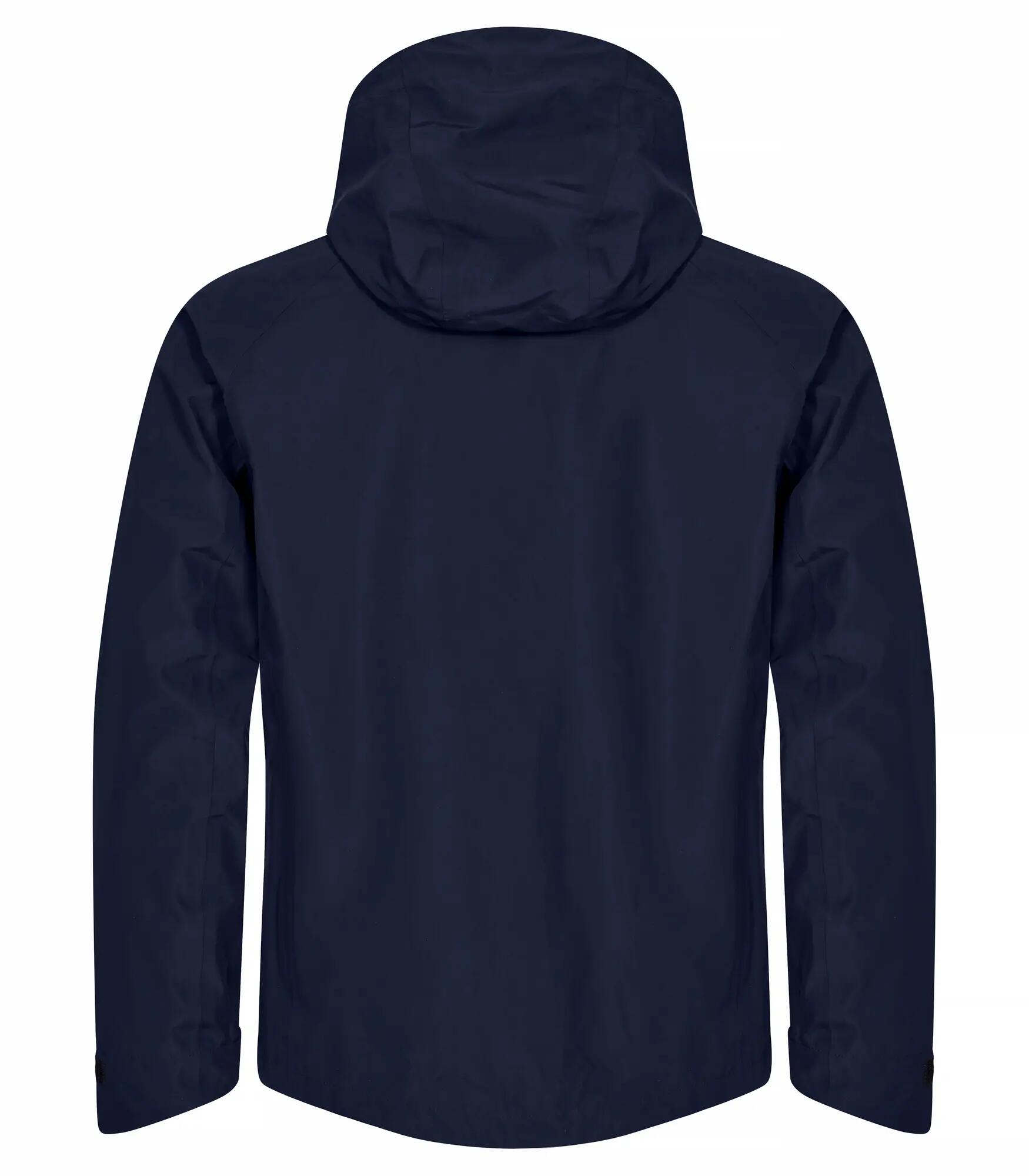 clique Classic Shell Jacket – 100% poliéster reciclado, impermeável – Dark navy 2/4