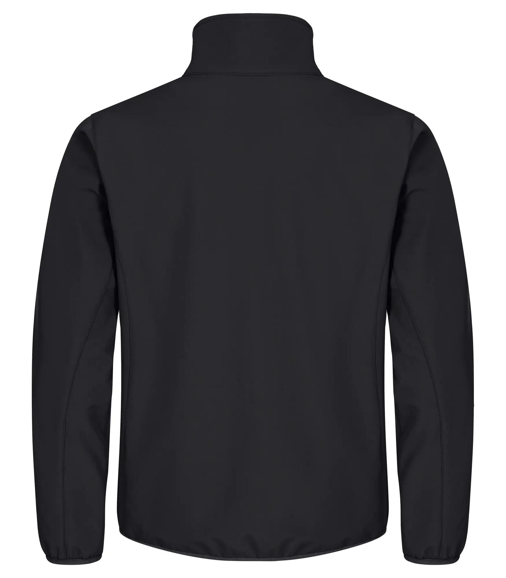clique Casaco Softshell Clássico – 3 camadas, poliéster reciclado – Black 2/4