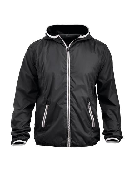clique veste Hardy coupe-vent noire en polyester – black