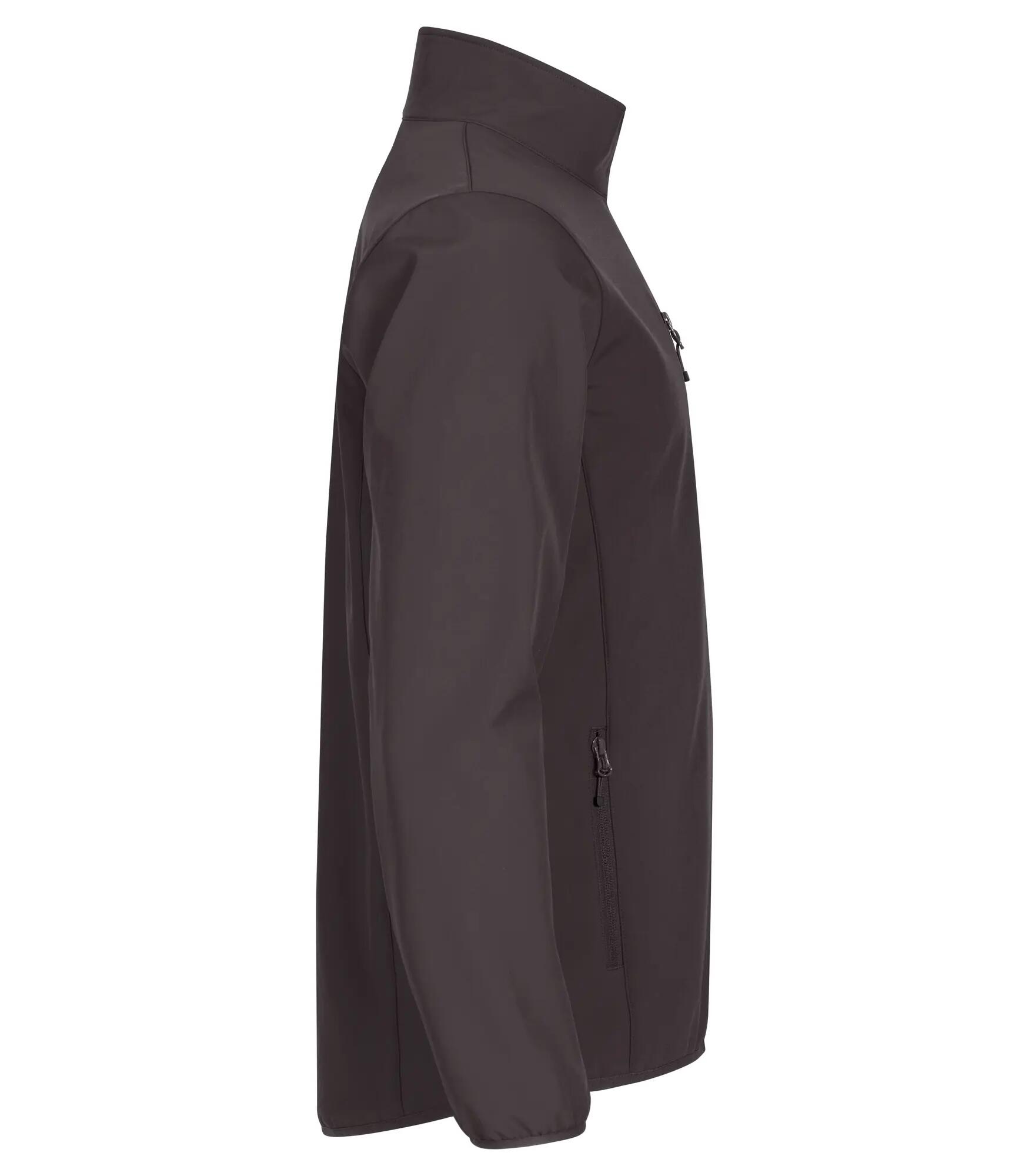 clique Classic Softshell Jacket – 96% gerecycled polyester, 3-laags – Dark grey 4/4