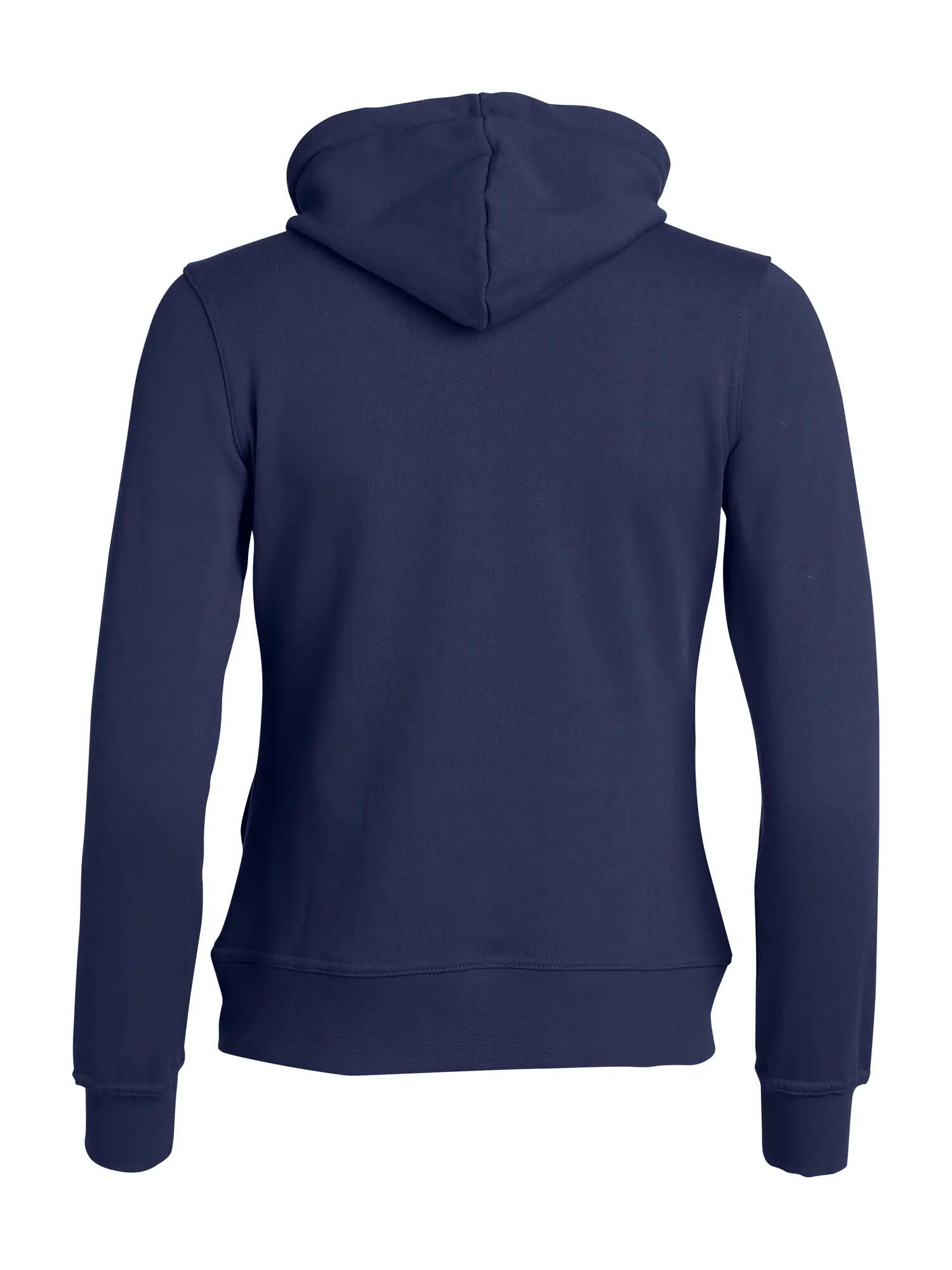 clique Basic Hoody Full Zip Women – camisola com capuz e fecho dark navy 2/4