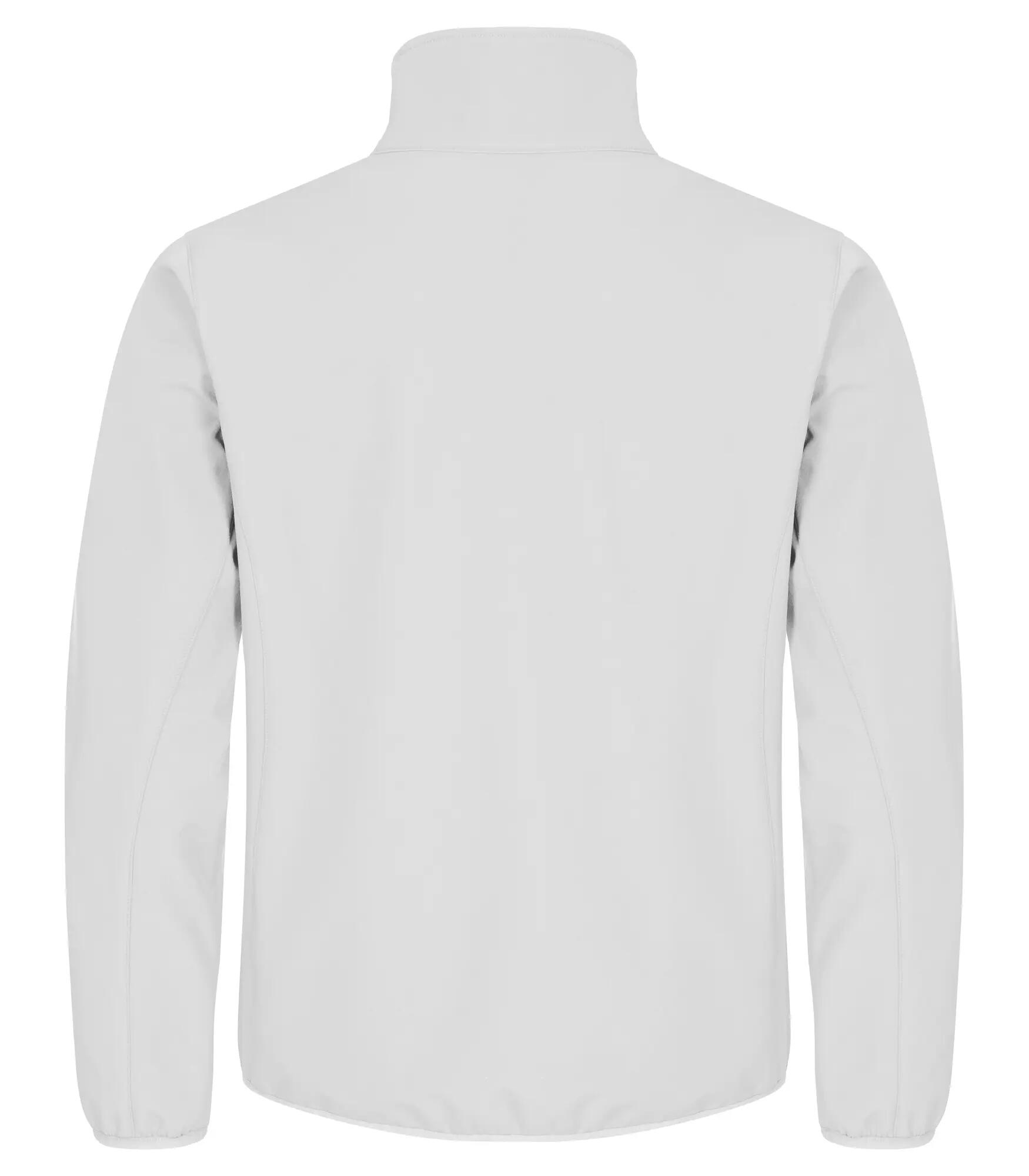 clique Veste Softshell Classic - 96% Polyester recyclé – White 2/4