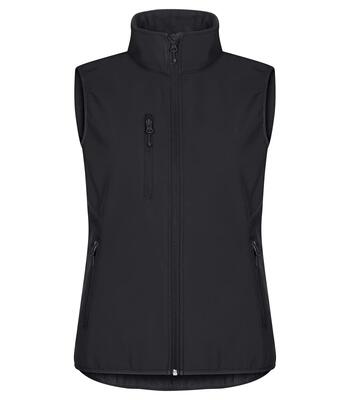 Clique classic softshell vest women – 3-laags softshell bodywarmer duurzaam –