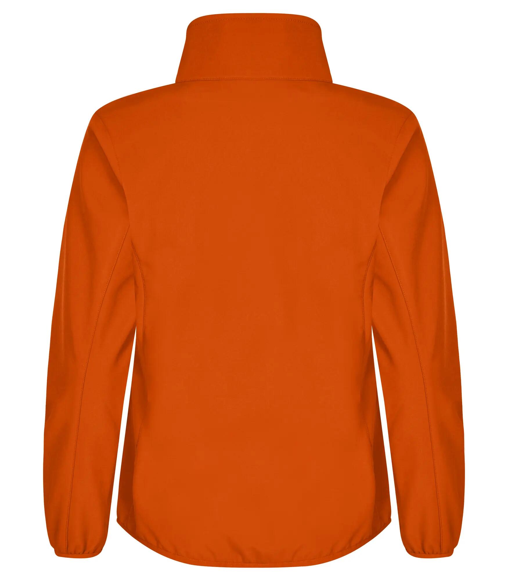 clique Casaco Softshell Classic Mulher 96% Poliéster Reciclado – Blood orange 2/4