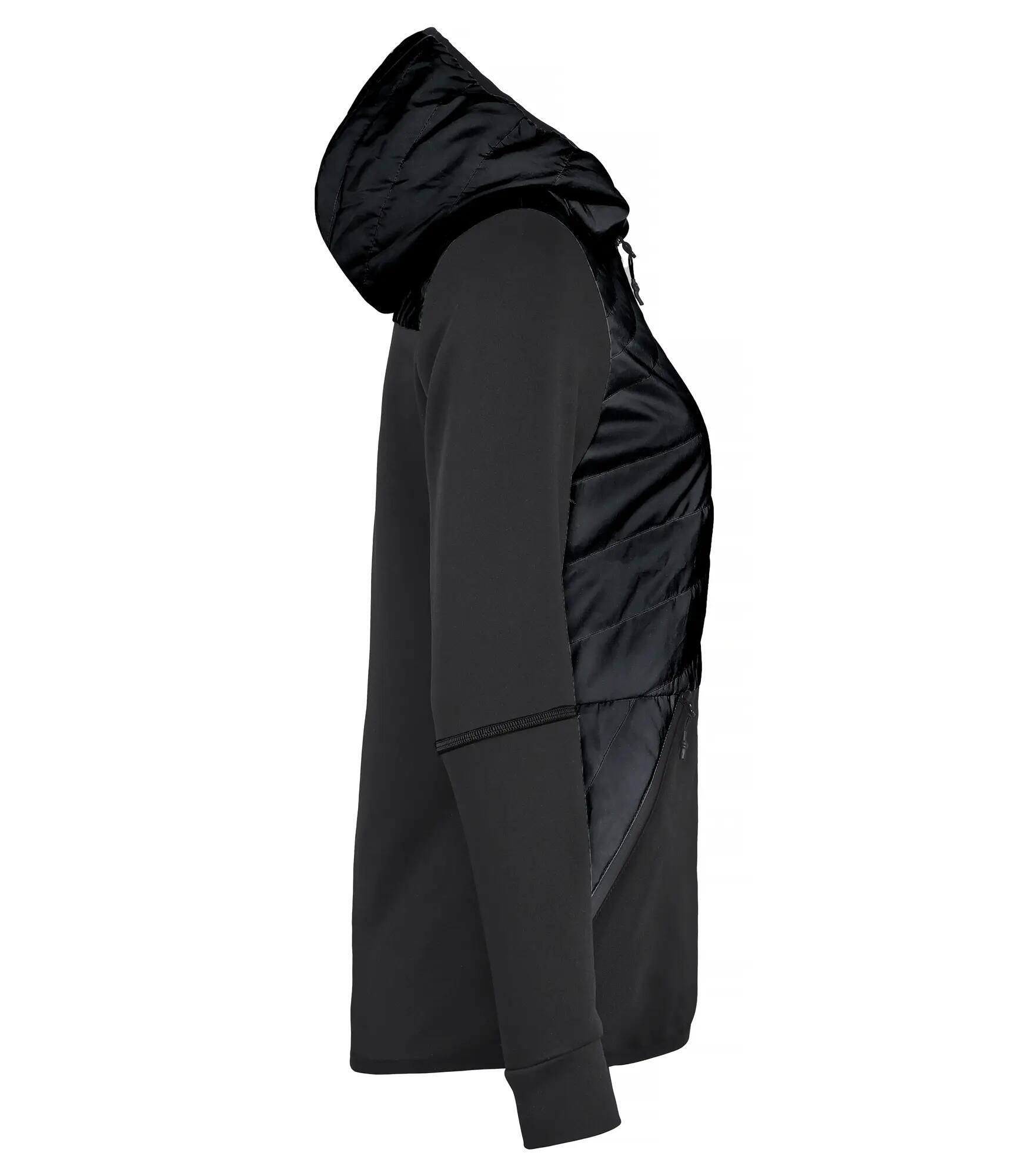 clique Giacca Utah Donna — leggera imbottitura, dettagli riflettenti – Black 4/4